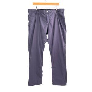 Nike Dri-Fit Mens Athletic Pants 40x32 Lightweight Stretch Purple Casual Chinos